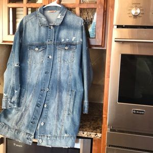 Oversized Fall Denim Jacket